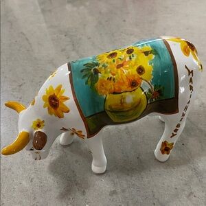 Colorful Cow Parade Collectable Figurines